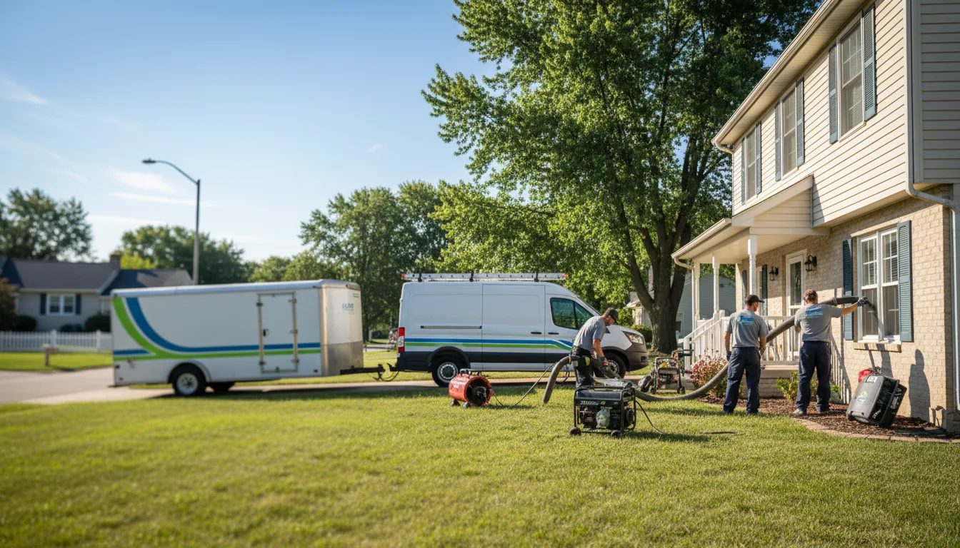 Flooded Basement Restoration And Cleanup With Repair in Shullsburg, WI near me